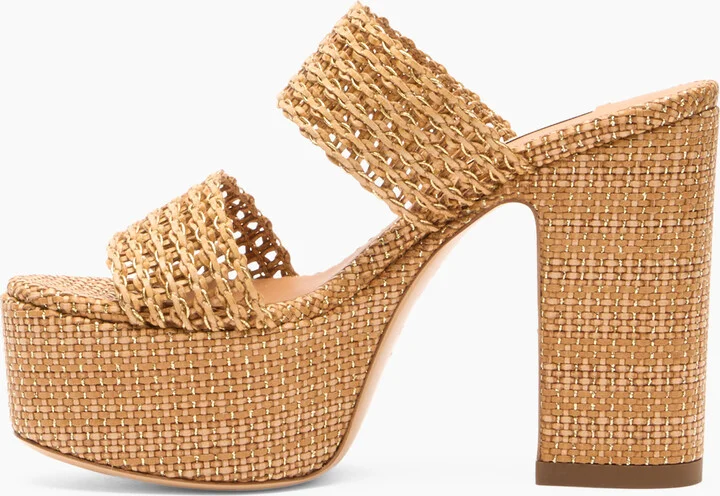 Casadei Goldeneye Isa Wedges - Woman Wedges And Slides Natur 37 - Image 3