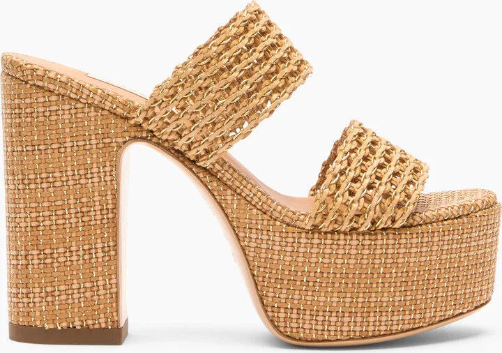 Casadei Goldeneye Isa Wedges - Woman Wedges And Slides Natur 37