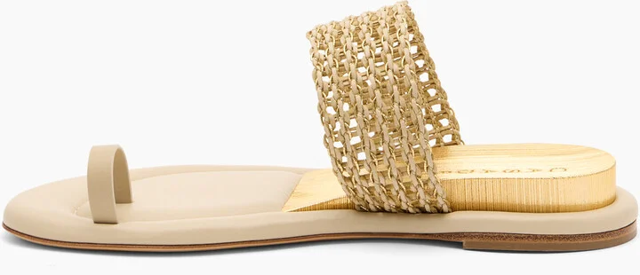 Casadei Goldeneye Zeppa Blade - Woman Flats And Loafers Bambu 38 - Image 3