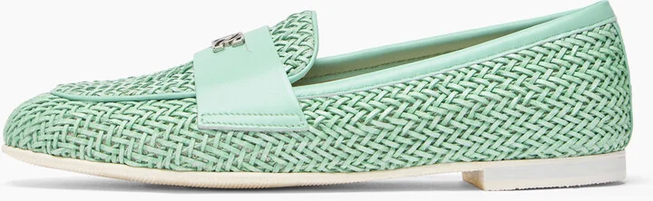 Casadei Hanoi Loafers - Woman Flats And Loafers Milk And Mint 37 - Image 3