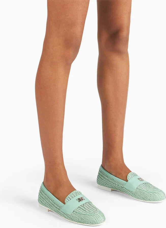 Casadei Hanoi Loafers - Woman Flats And Loafers Milk And Mint 37 - Image 6