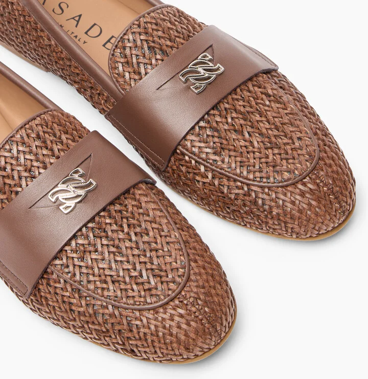 Casadei Hanoi Loafers - Woman Flats And Loafers Rum 36 - Image 5