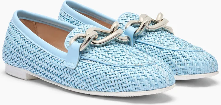 Casadei Hanoi Loafers - Woman Flats And Loafers Sky 36.5 - Image 2