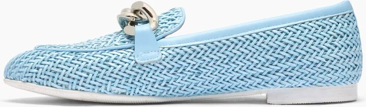 Casadei Hanoi Loafers - Woman Flats And Loafers Sky 36.5 - Image 3