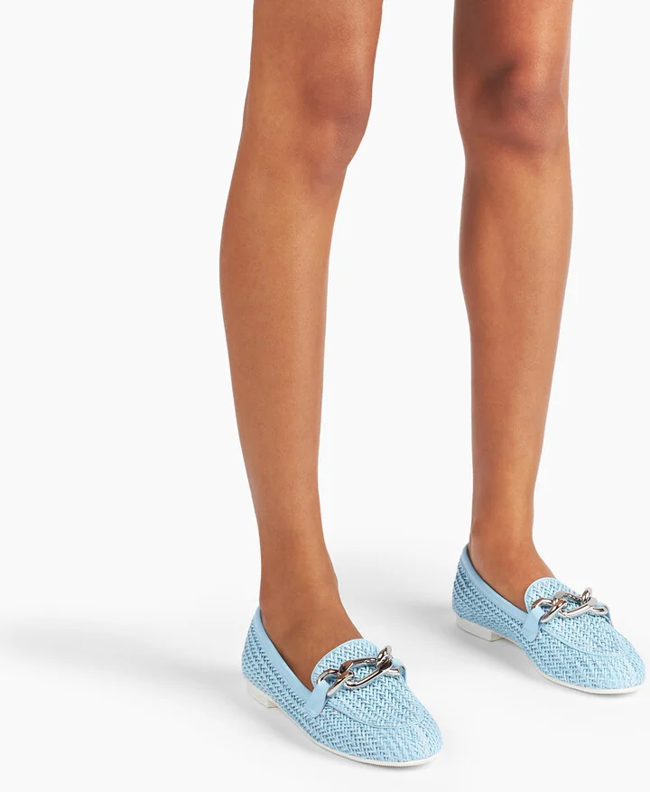 Casadei Hanoi Loafers - Woman Flats And Loafers Sky 36.5 - Image 6