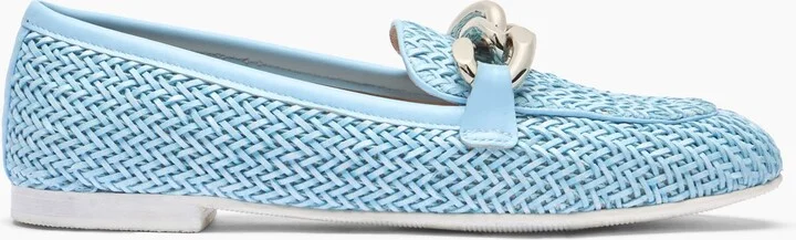 Casadei Hanoi Loafers - Woman Flats And Loafers Sky 36.5
