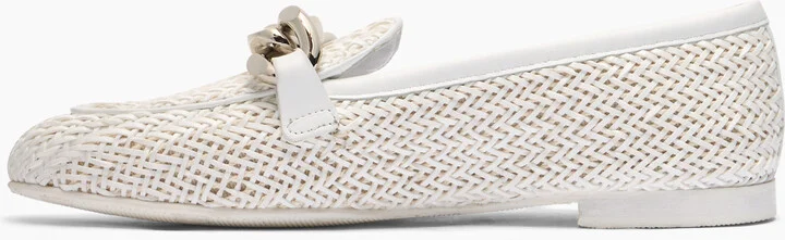 Casadei Hanoi Loafers - Woman Flats And Loafers White 40 - Image 3