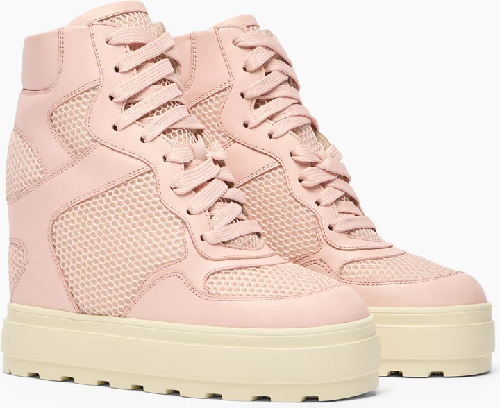 Casadei High Top Net & Leather Sneakers - Woman Sneakers Minou 42 - Image 2