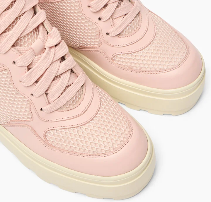 Casadei High Top Net & Leather Sneakers - Woman Sneakers Minou 42 - Image 5
