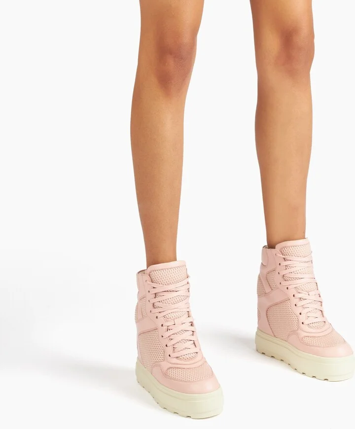 Casadei High Top Net & Leather Sneakers - Woman Sneakers Minou 42 - Image 6