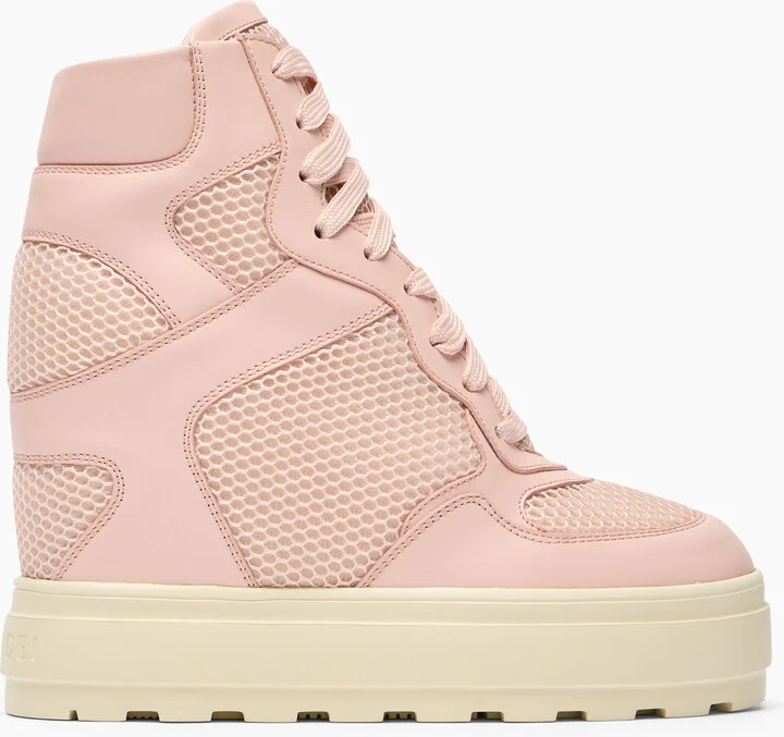 Casadei High Top Net & Leather Sneakers - Woman Sneakers Minou 42