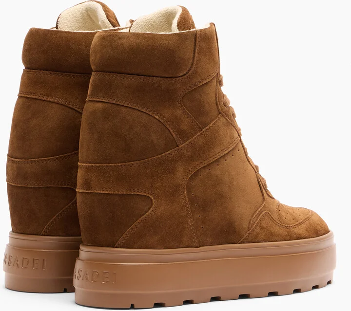 Casadei High Top Sneaker - Woman Sneakers Bruciato 36 - Image 4