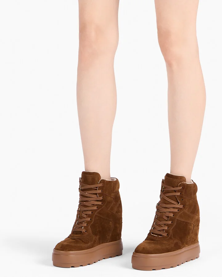 Casadei High Top Sneaker - Woman Sneakers Bruciato 36 - Image 6