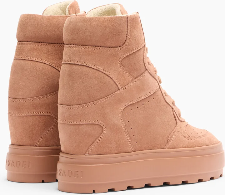 Casadei High Top Sneaker - Woman Sneakers Fard 35 - Image 4
