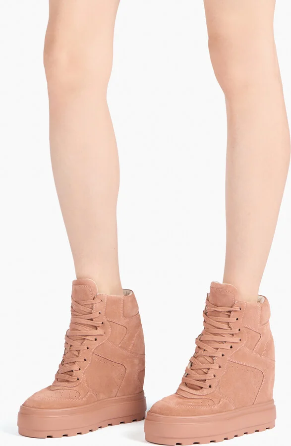 Casadei High Top Sneaker - Woman Sneakers Fard 35 - Image 6