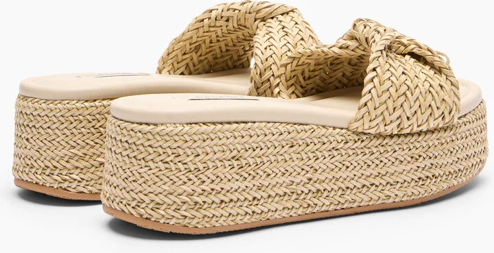 Casadei Insideout Hanoi Wedges - Woman Wedges And Slides Bambu 35 - Image 4