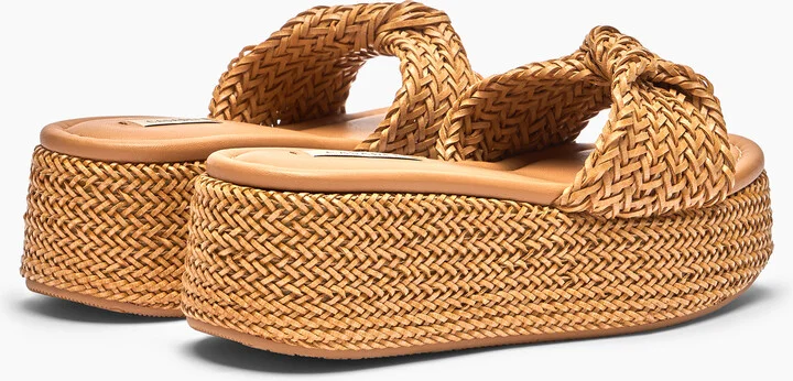 Casadei Insideout Hanoi Wedges - Woman Wedges And Slides Natur 39 - Image 4