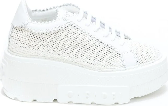 Casadei Interwoven-Detailed Chunky Lace-Up Sneakers