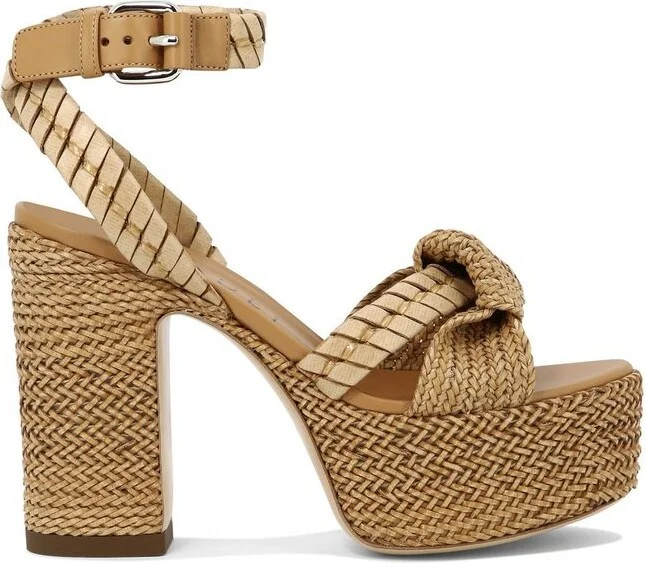Casadei Interwoven Knot-Detailed Sandals