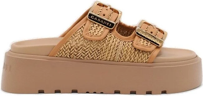 Casadei Interwovened Open Toe Sandals