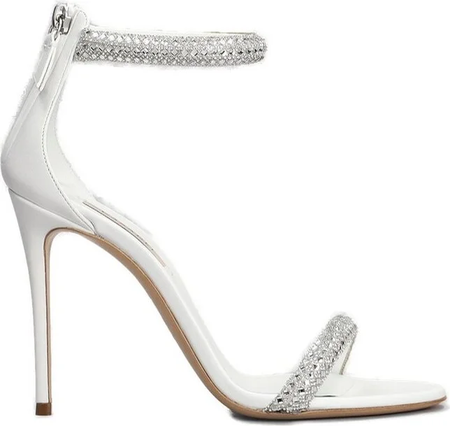 Casadei Julia Ankle-Strap Embellished Sandals