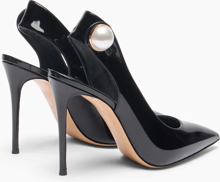 Casadei Julia Big Pink Slingbacks - Woman Pumps And Slingback Black 37.5 - Image 4