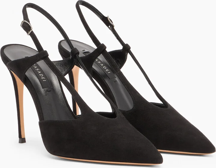 Casadei Julia Camoscio Pumps - Woman Pumps And Slingback Black 41 - Image 2