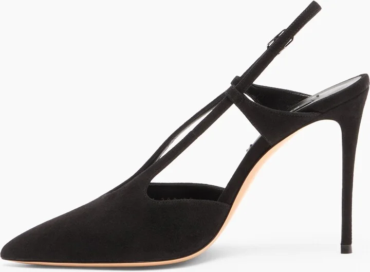 Casadei Julia Camoscio Pumps - Woman Pumps And Slingback Black 41 - Image 3