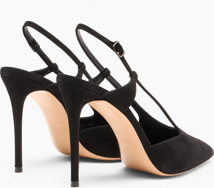 Casadei Julia Camoscio Pumps - Woman Pumps And Slingback Black 41 - Image 4