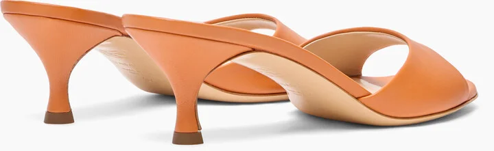 Casadei Julia Kitten Leather Mules - Woman Mules Paprika 36 - Image 4