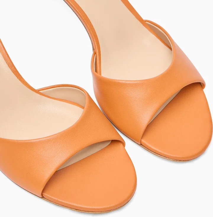 Casadei Julia Kitten Leather Mules - Woman Mules Paprika 36 - Image 5