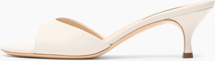 Casadei Julia Kitten Leather Mules - Woman Mules Sasso 37.5 - Image 3