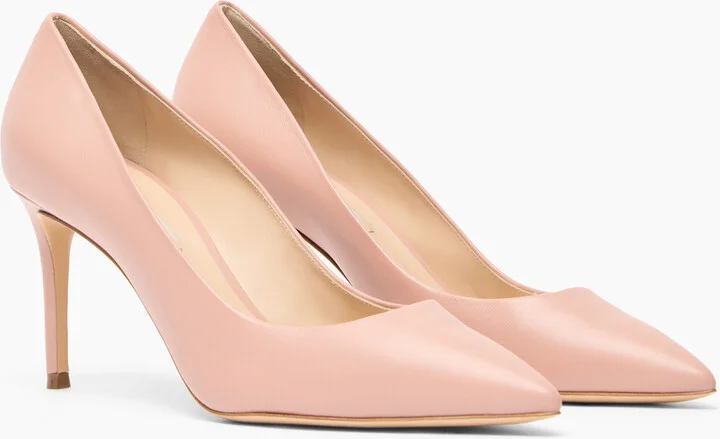 Casadei Julia Leather Pumps - Woman Pumps And Slingback Rosè 37 - Image 2