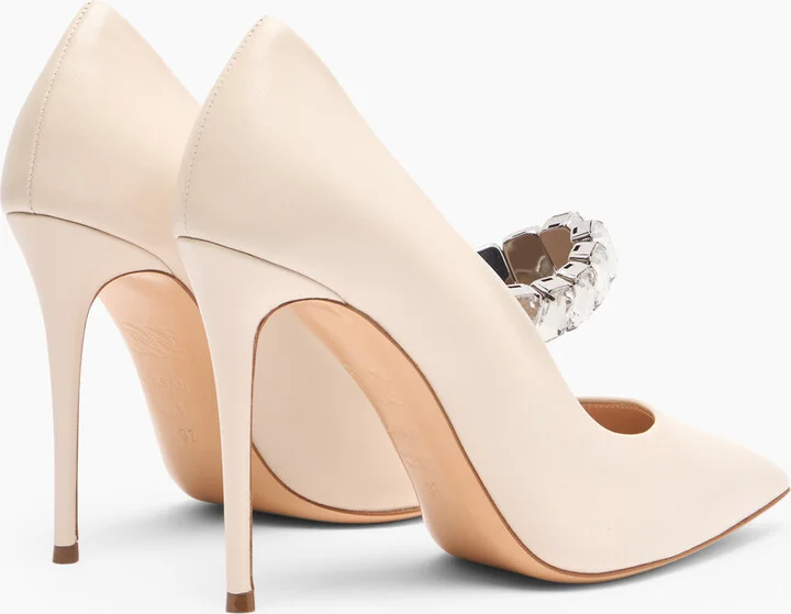 Casadei Julia Minorca Pumps - Woman Pumps And Slingback Ecru 40.5 - Image 4