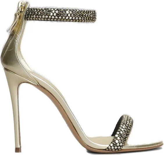 Casadei Julia Olimpo Ankle Strap Embellished Sandals