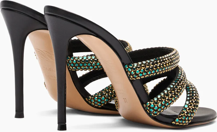 Casadei Julia Olympo Mules - Woman Mules Black 37 - Image 4