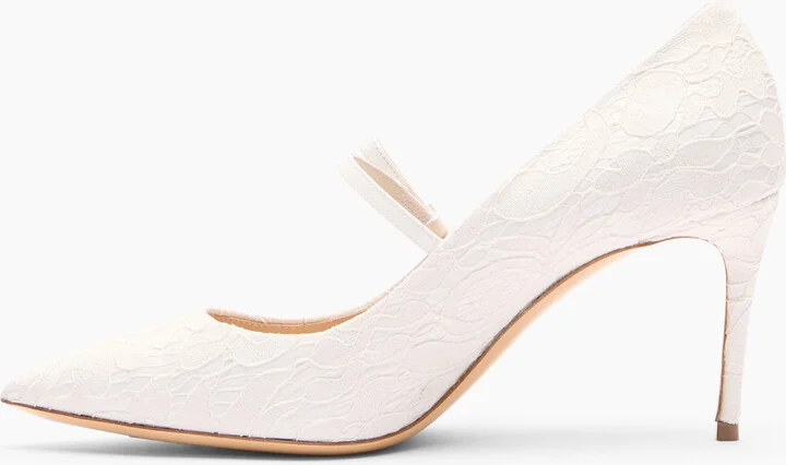 Casadei Julia Penny Liberty Pumps - Woman Pumps And Slingback White 36.5 - Image 3
