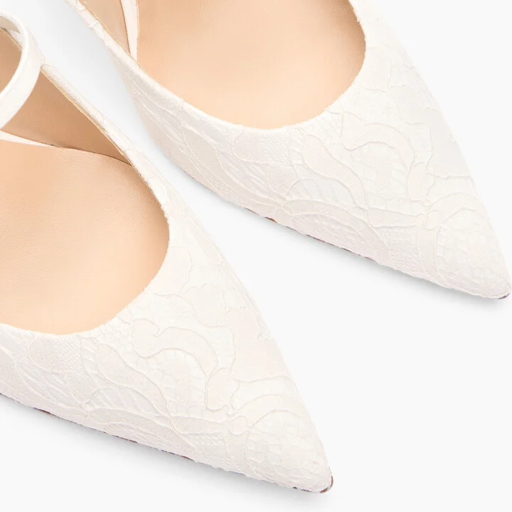 Casadei Julia Penny Liberty Pumps - Woman Pumps And Slingback White 36.5 - Image 5