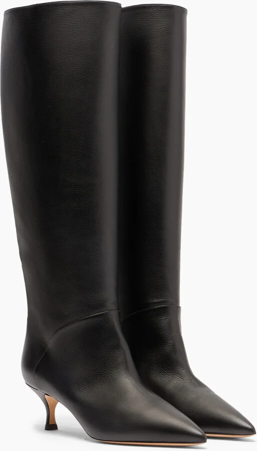 Casadei Julia Plonge To The Knee Boots - Woman High Boots Black 39.5 - Image 2