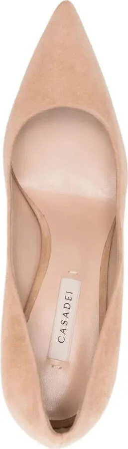 Casadei "Julia" Suede Decollete T.080 Shoes - Image 2