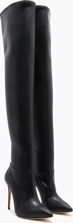 Casadei Julia - Woman Over The Knee Boots Black 35 - Image 2