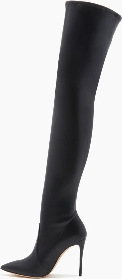 Casadei Julia - Woman Over The Knee Boots Black 35 - Image 3