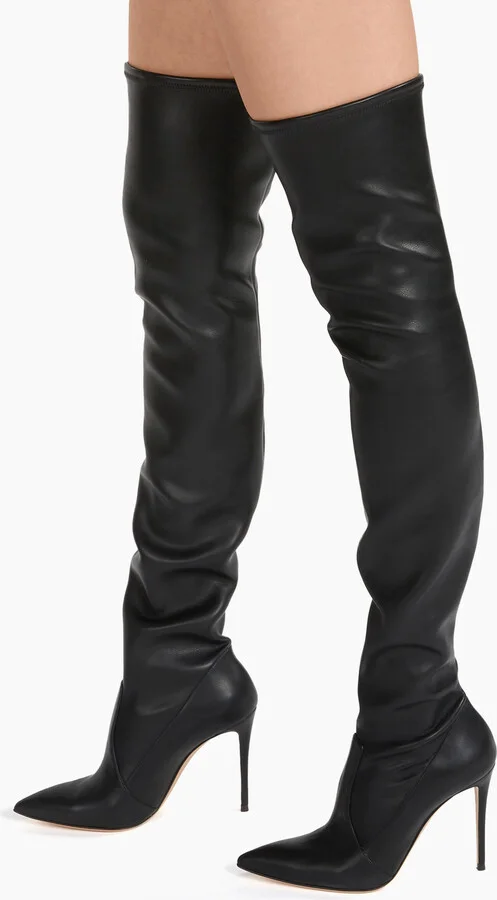 Casadei Julia - Woman Over The Knee Boots Black 35 - Image 6