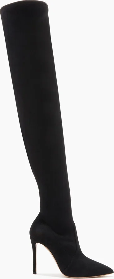 Casadei Julia - Woman Over The Knee Boots Black 37.5