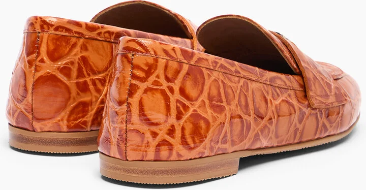 Casadei Jurassic Loafers - Woman Flats And Loafers Paprika 36 - Image 4