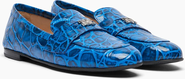 Casadei Jurassik Loafers - Woman Flats And Loafers Ocean Royal 36 - Image 2