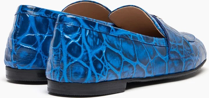 Casadei Jurassik Loafers - Woman Flats And Loafers Ocean Royal 36 - Image 4