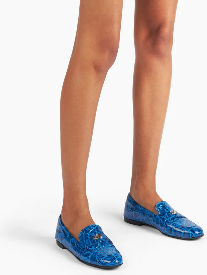 Casadei Jurassik Loafers - Woman Flats And Loafers Ocean Royal 36 - Image 6