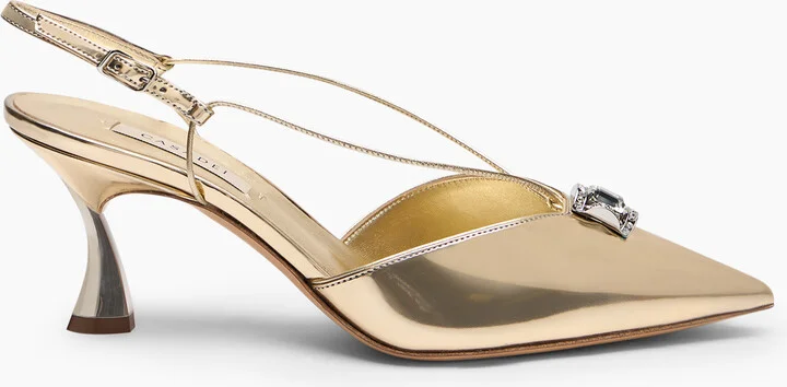 Casadei K-blade Interstellar Cas2025 Slingback - Woman Pumps And Slingback Platinum 36.5