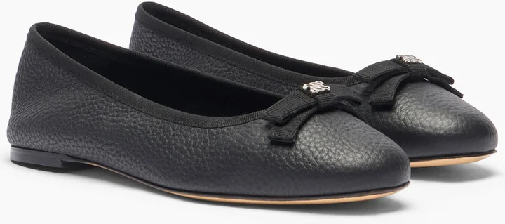 Casadei Leather Ballet Flats - Woman Flats And Loafers Black 38 - Image 2